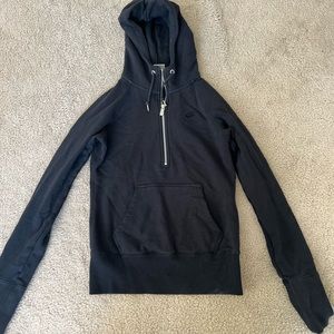 Black nike quarter zip hoodie